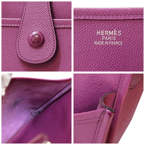 Hermes Evelyn bag Vaux Epson Cyclamen - Picture 9 of 10